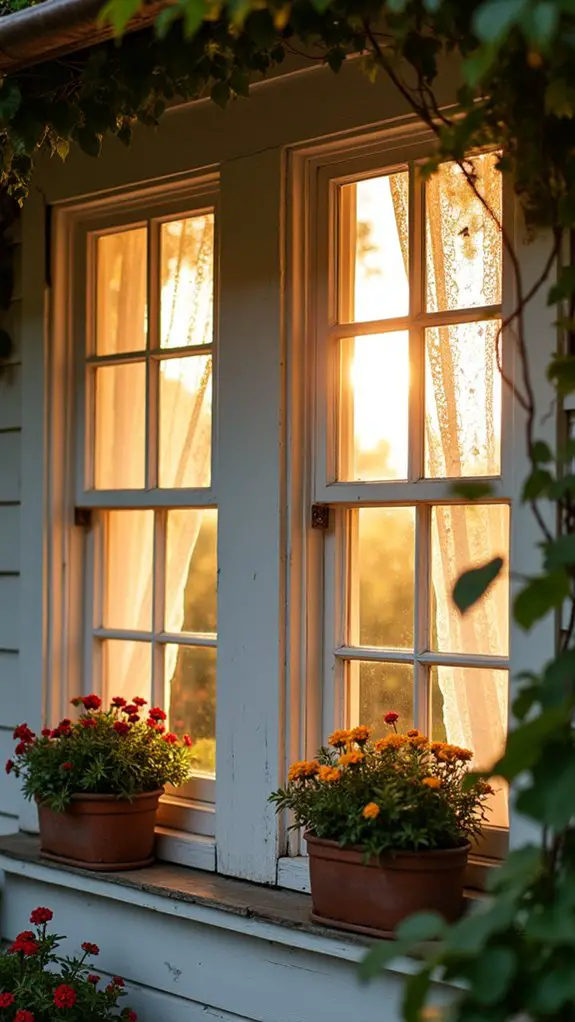 charming casement windows enhance beauty