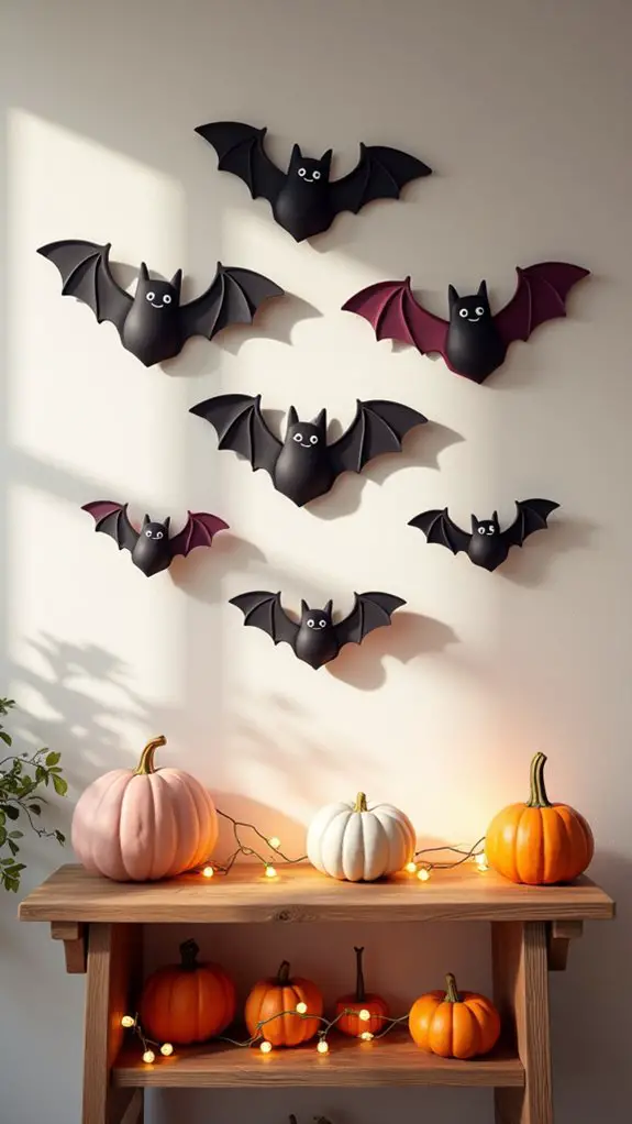charming cute bat decorations