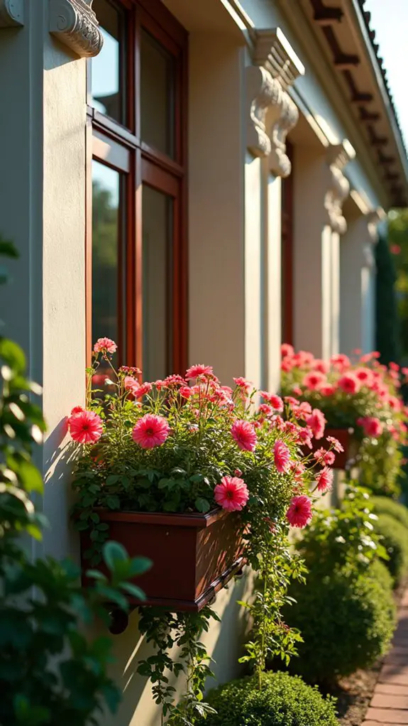 charming decorative window boxes