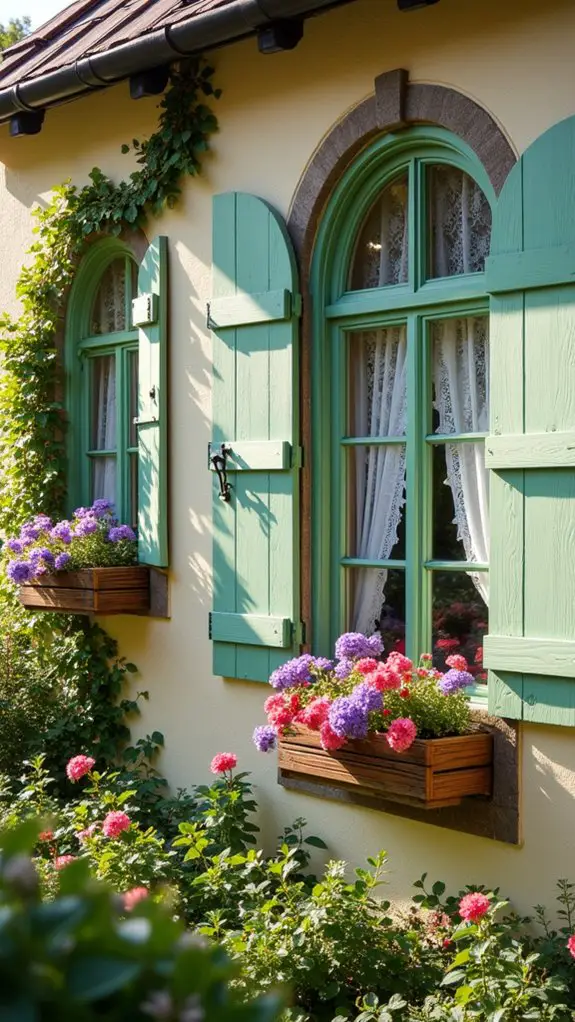 charming garden window nook