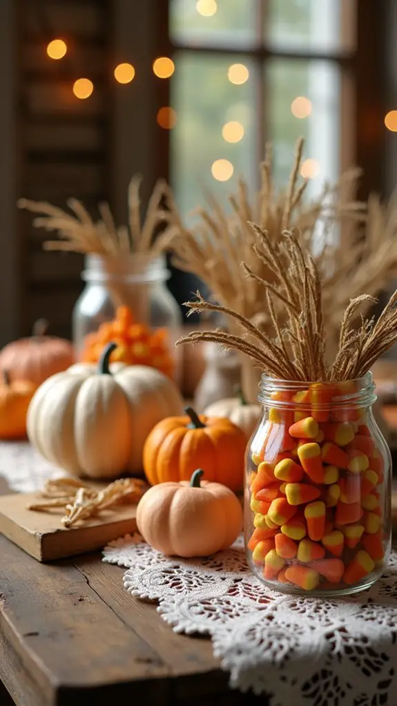 charming halloween candy decor