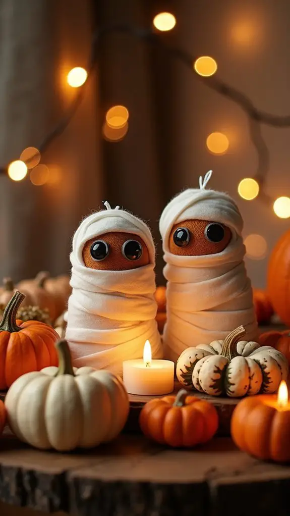 charming mummy decorations create delight