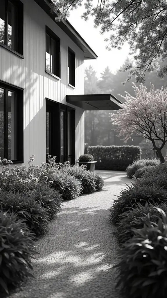 charming pathways enhance gardens