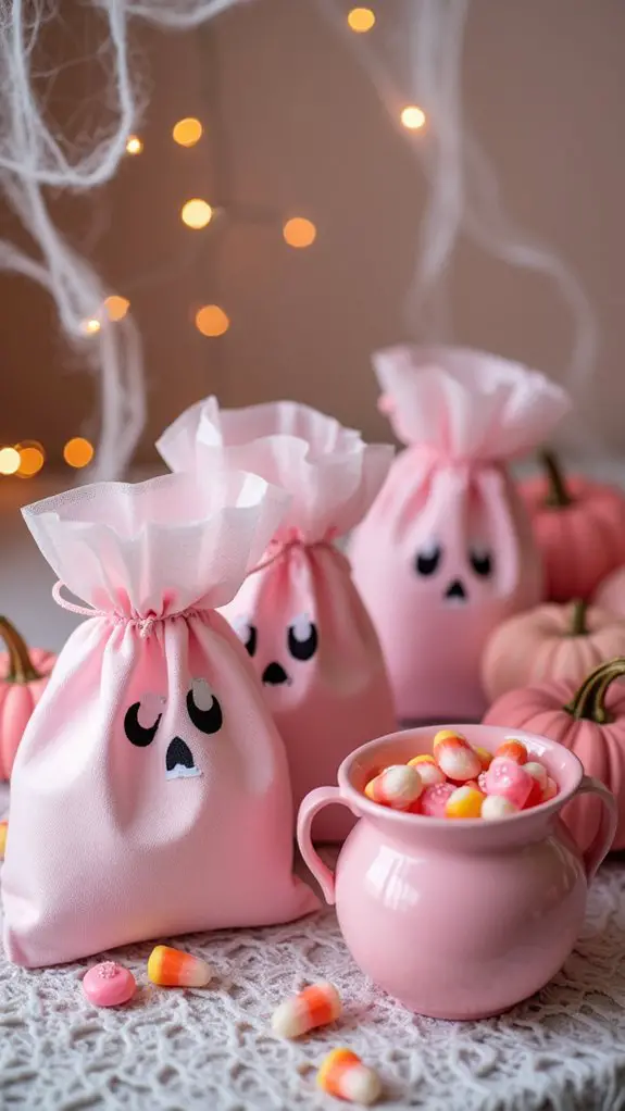 charming pink halloween bags
