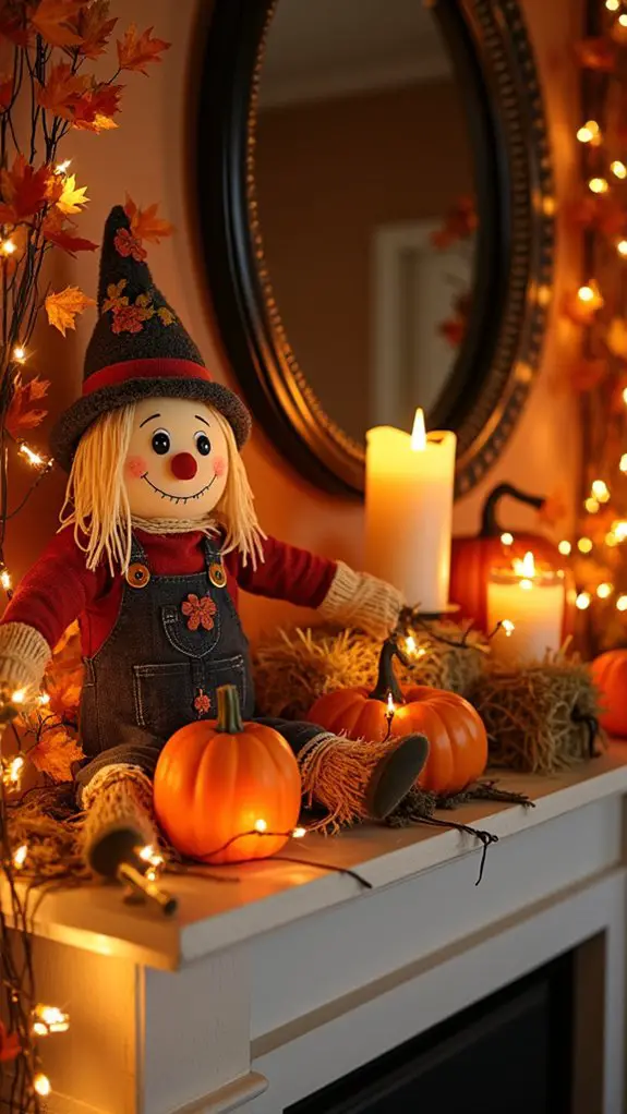 charming rustic halloween decor