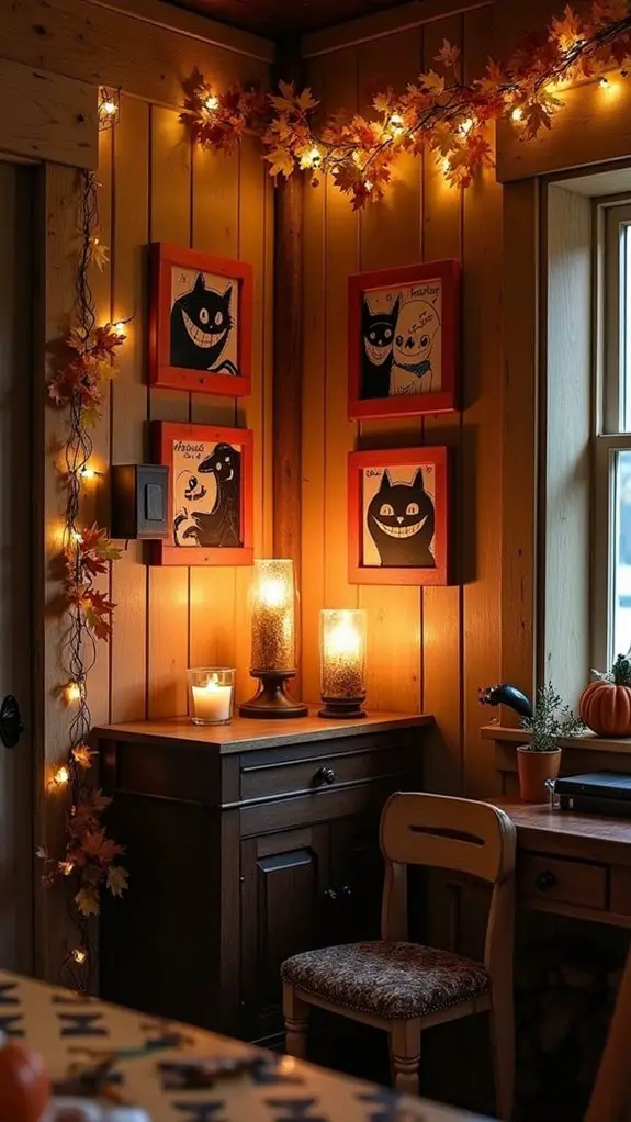 charming rustic halloween decor