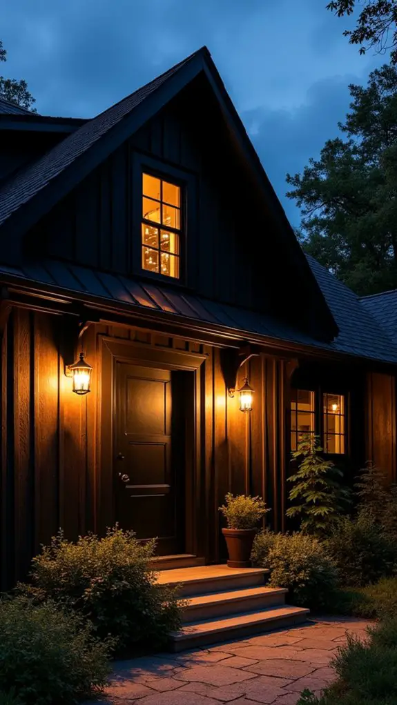 charming rustic outdoor lighting