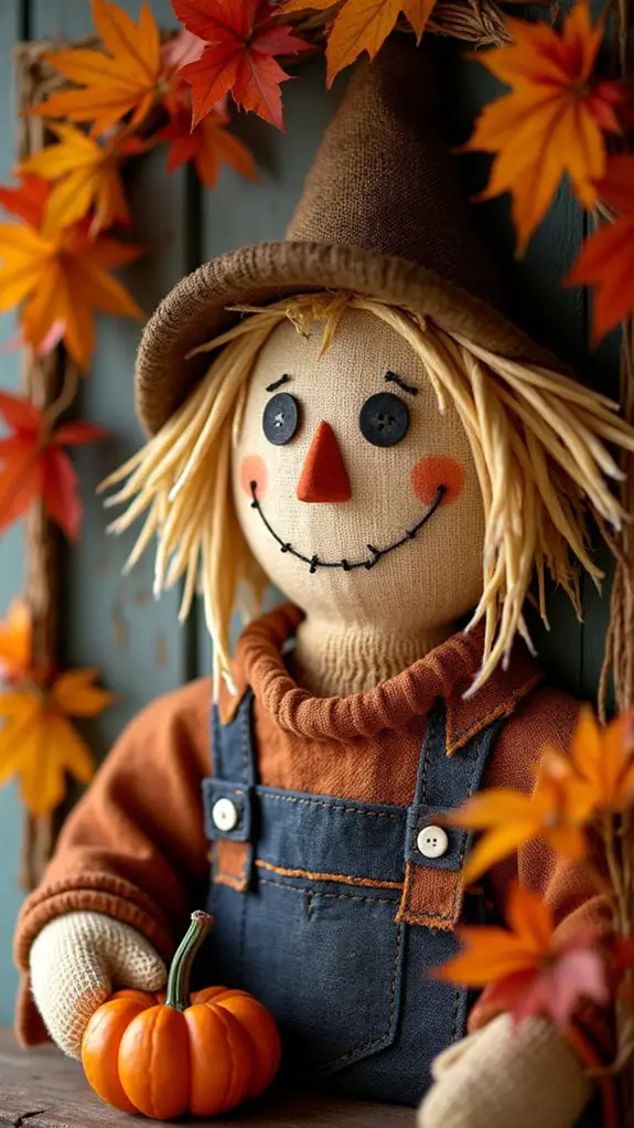 charming scarecrow wall decor