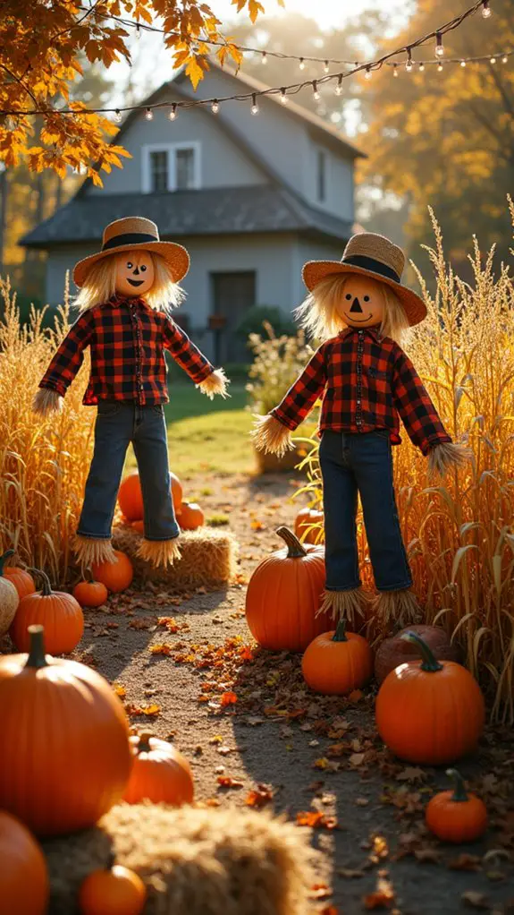 charming scarecrows for halloween