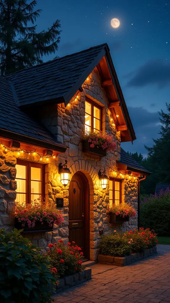 charming warm outdoor ambiance
