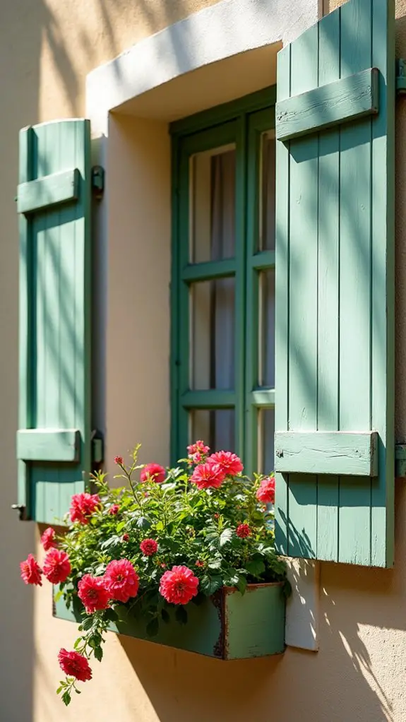 charming window box aesthetics