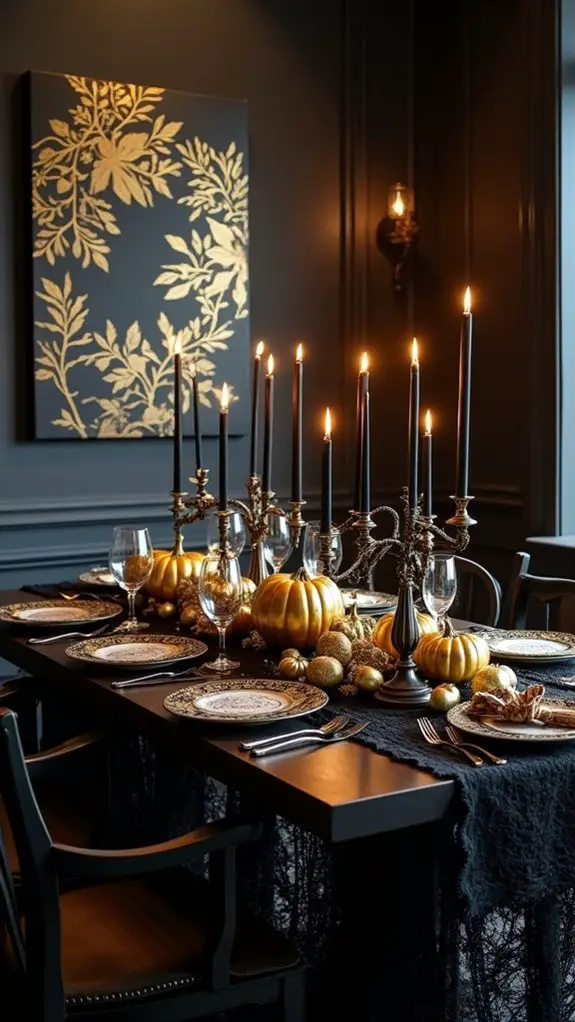 chic halloween wall decor