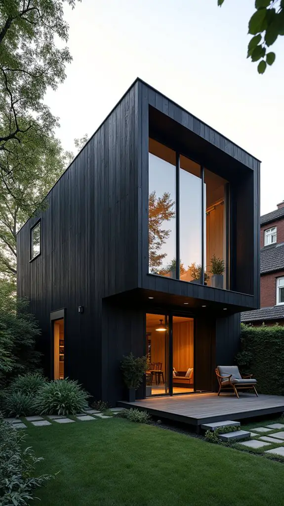 chic urban glass architecture