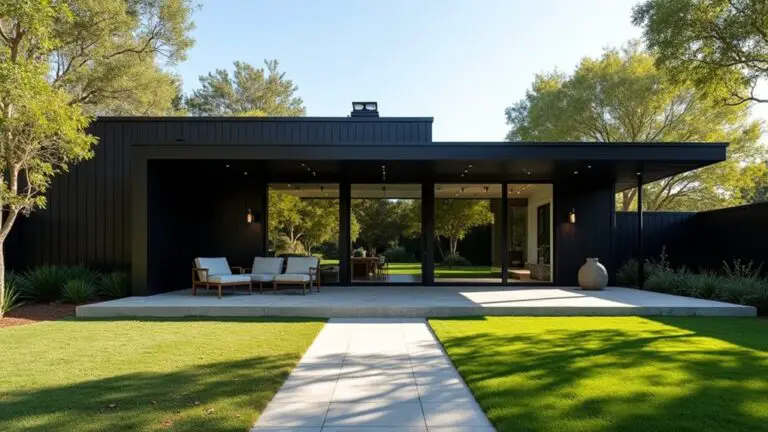 23 Black Mid Century House Exteriors That Stay Cool And Classic classic cool black houses