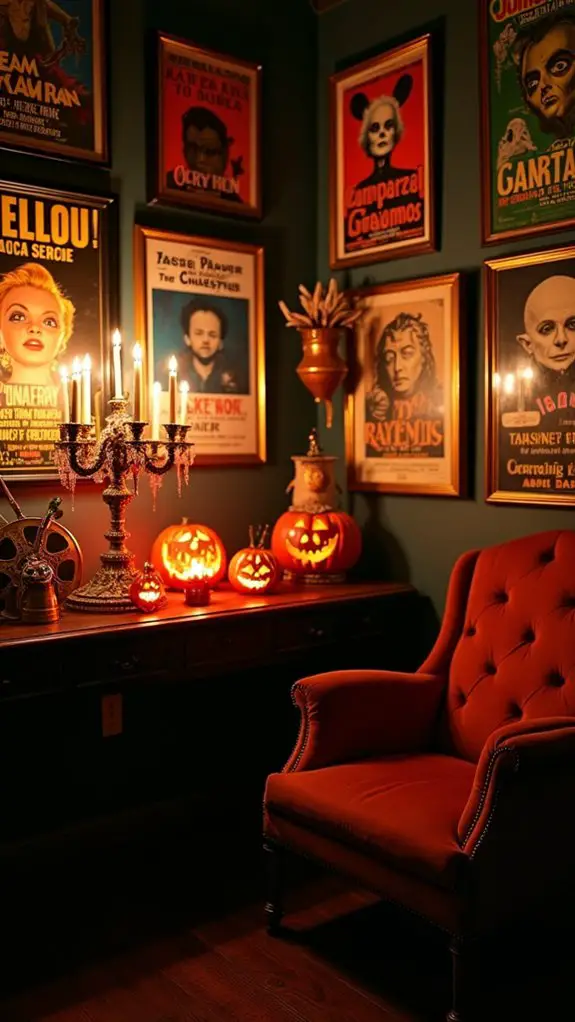 classic horror film decor