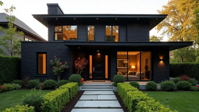 classic modern black brick