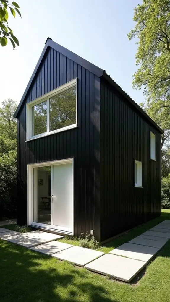 clean lines striking contrast
