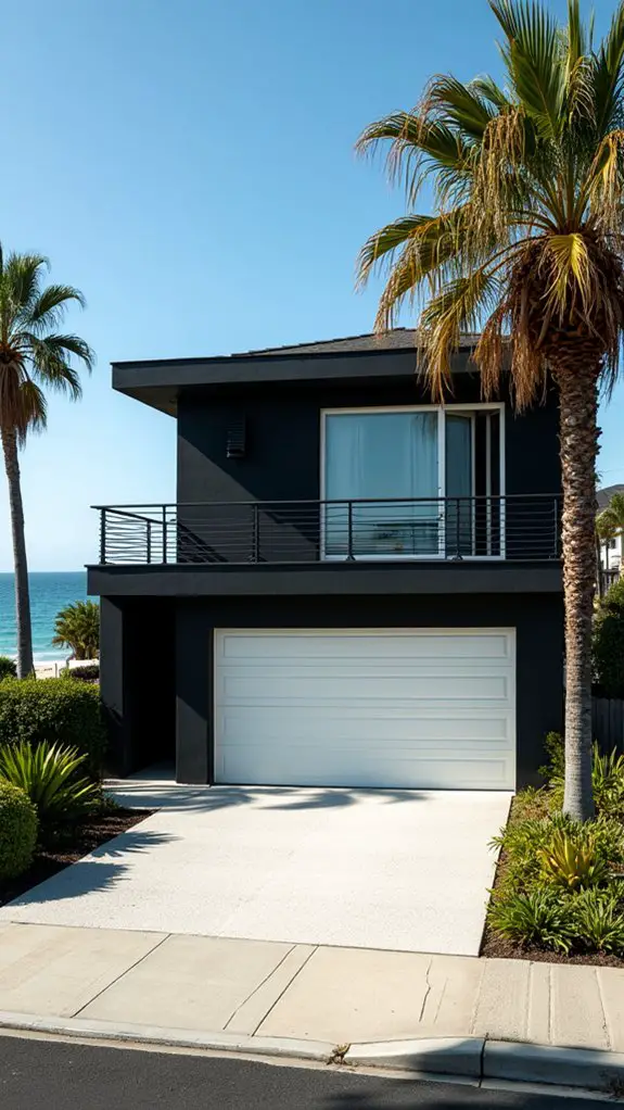 coastal black and white