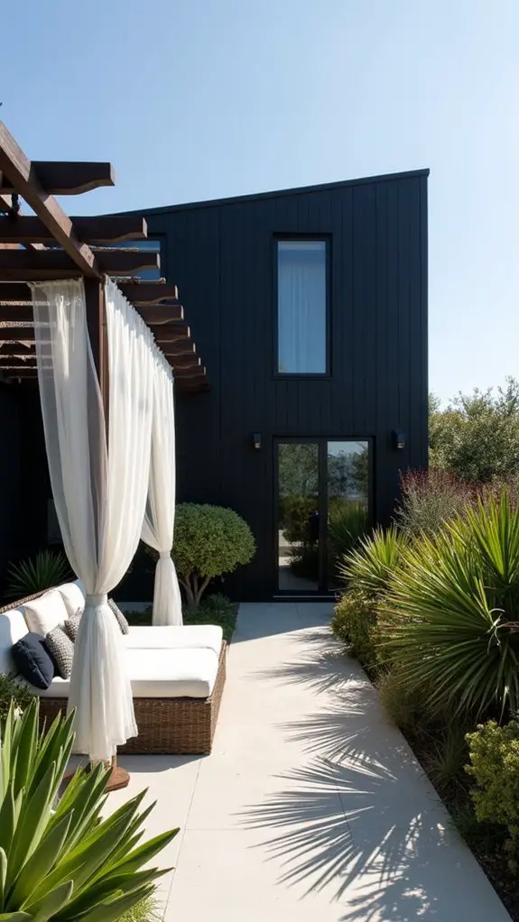 coastal black home charm