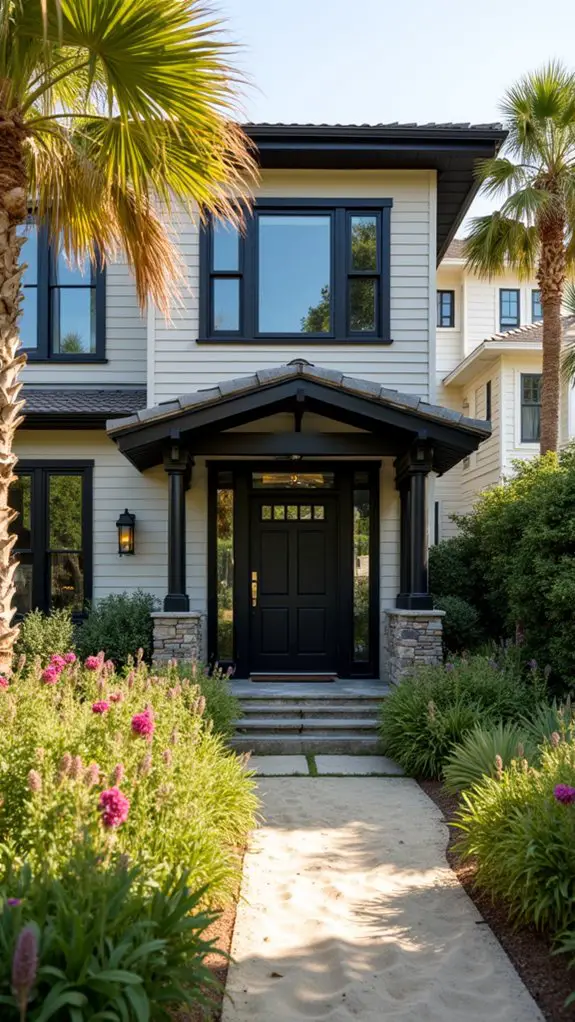 coastal elegance with contrast