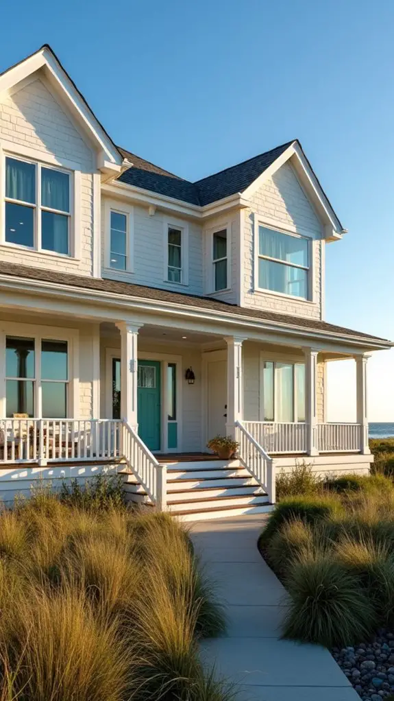 coastal inspired exterior trim