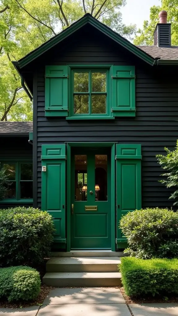 cohesive black house trims