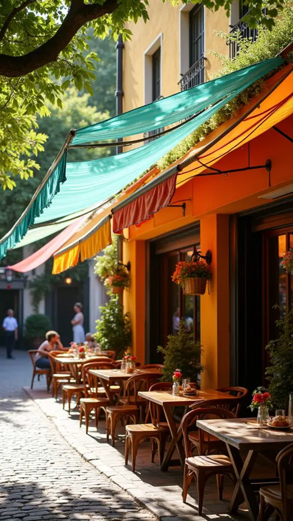 colorful and stylish shade