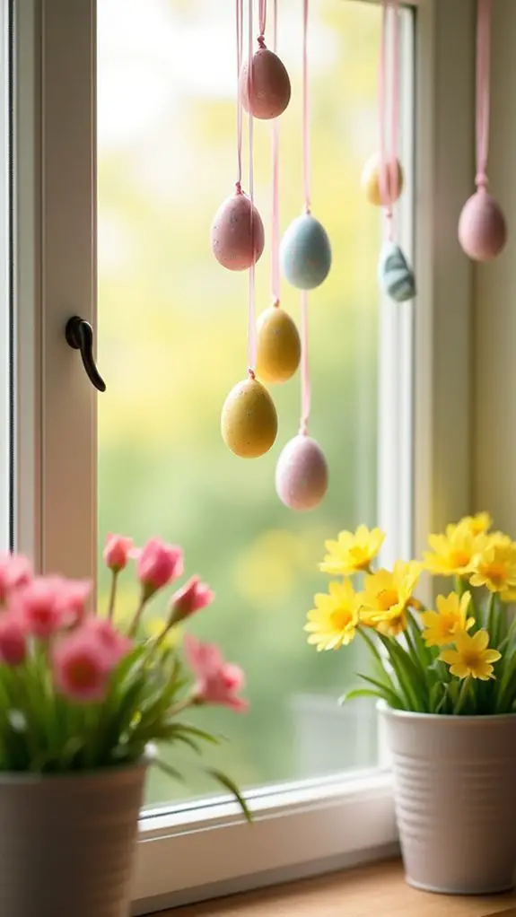 colorful whimsical egg decorations