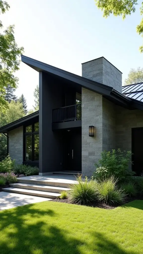 cool grey black roof