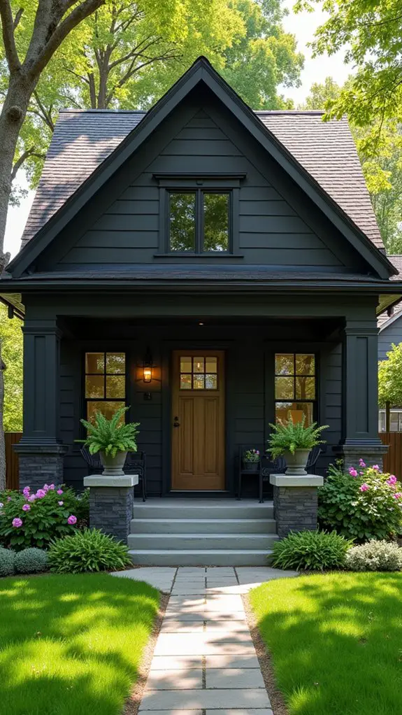 cozy black and grey