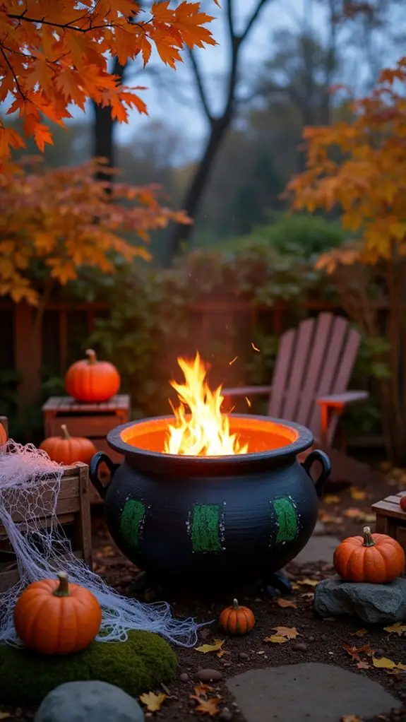 cozy cauldron fire pit