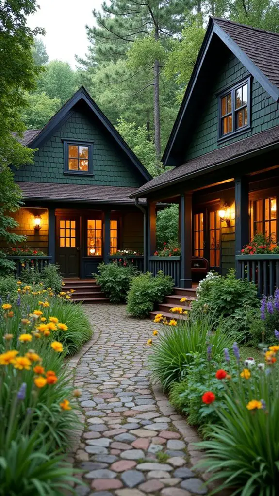 cozy cottage with olive