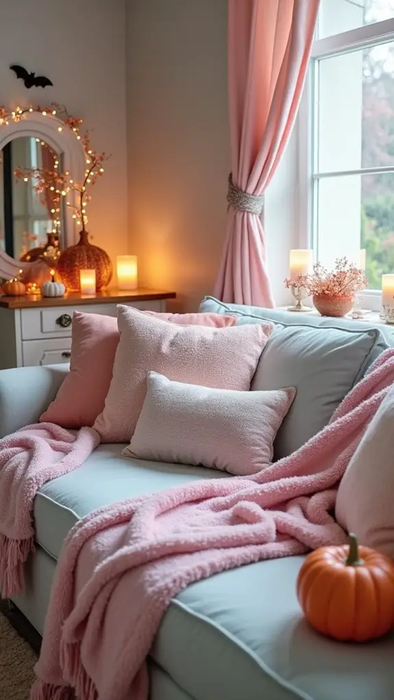 cozy halloween throw blankets