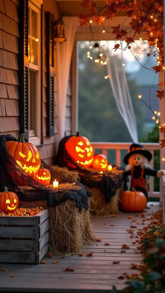 cozy haunted hay seating