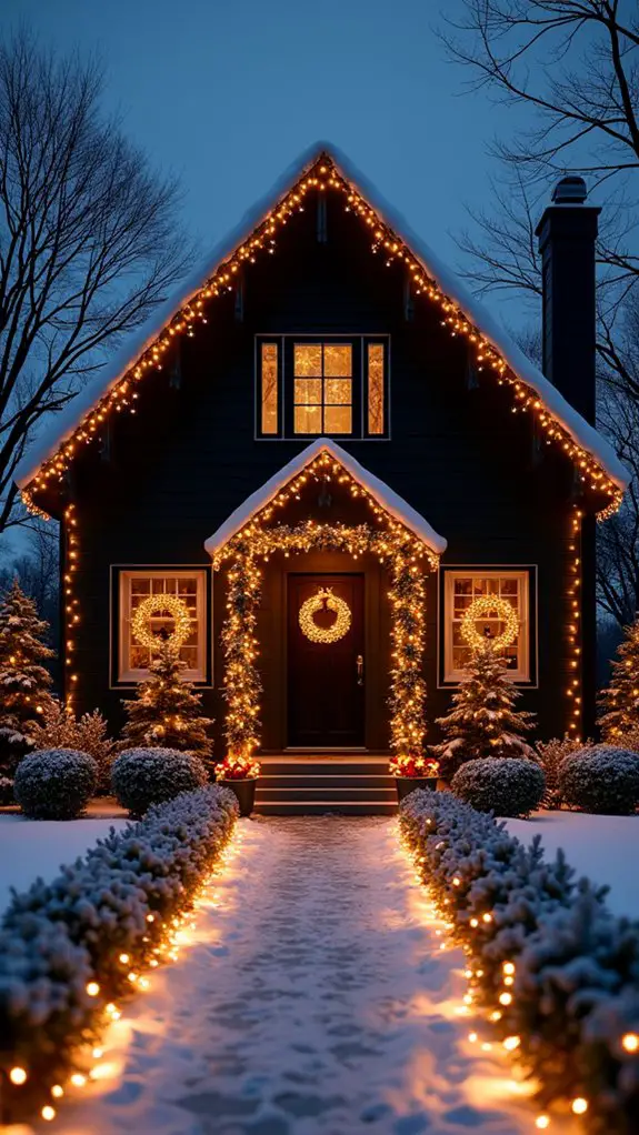 cozy holiday ambiance lighting