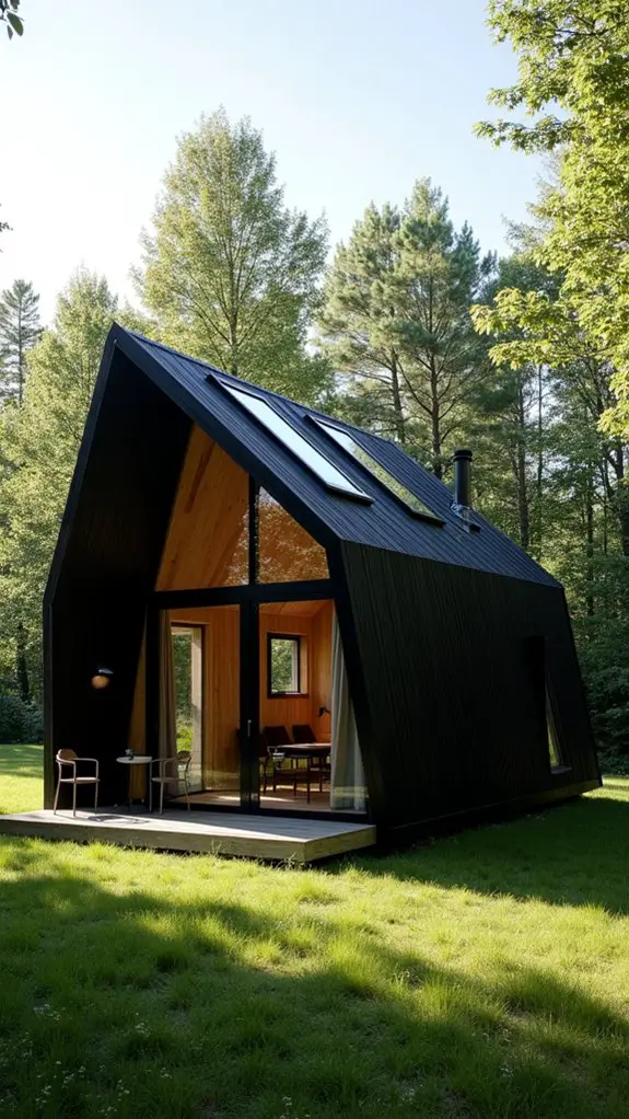 cozy minimalist nature retreat