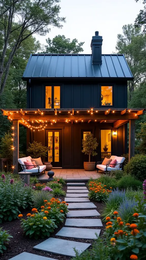 cozy outdoor seating area