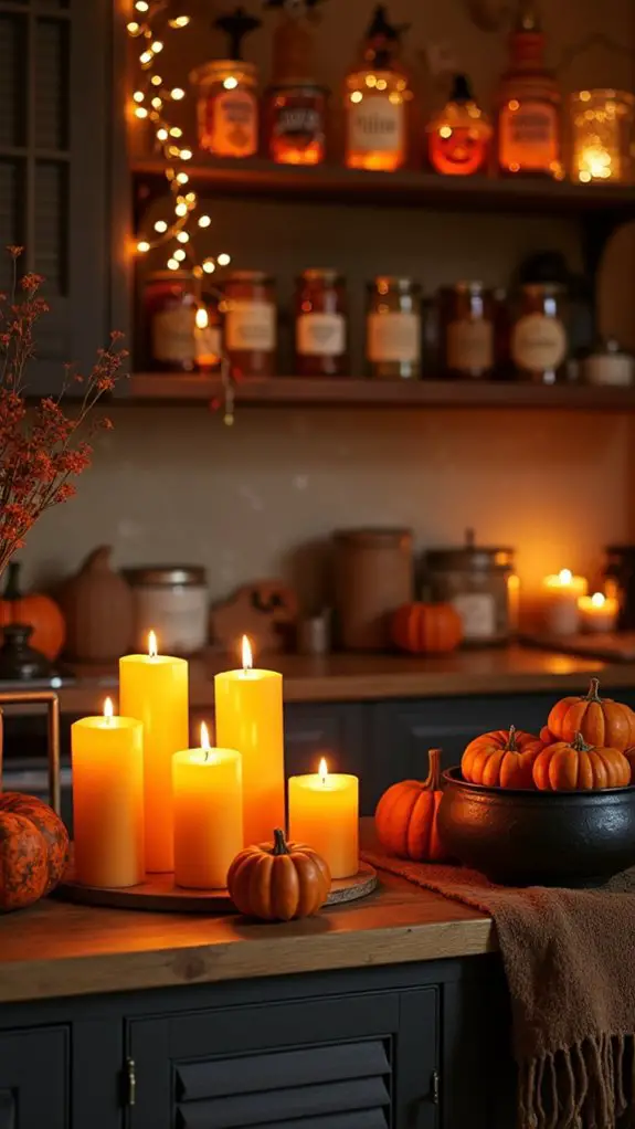 cozy pumpkin spice ambiance