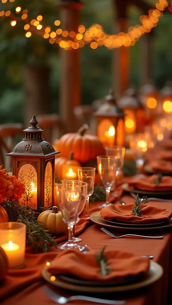 cozy pumpkin spice decor