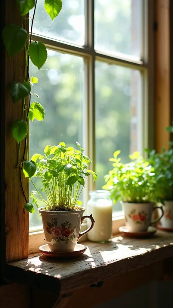 cozy reclaimed wood ledge
