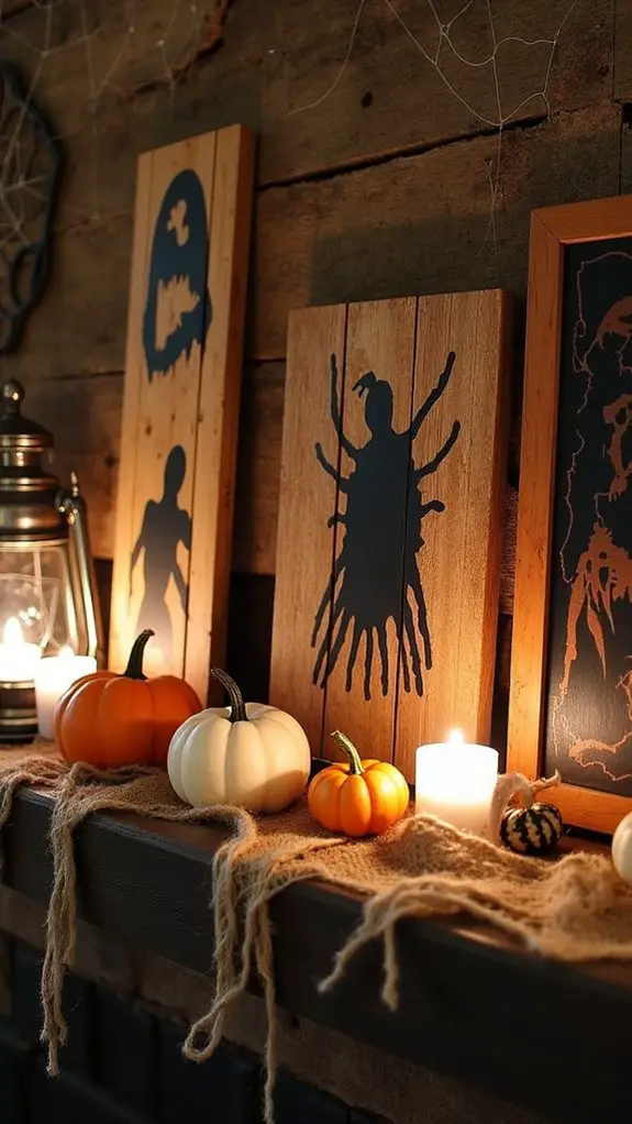 cozy rustic halloween decor