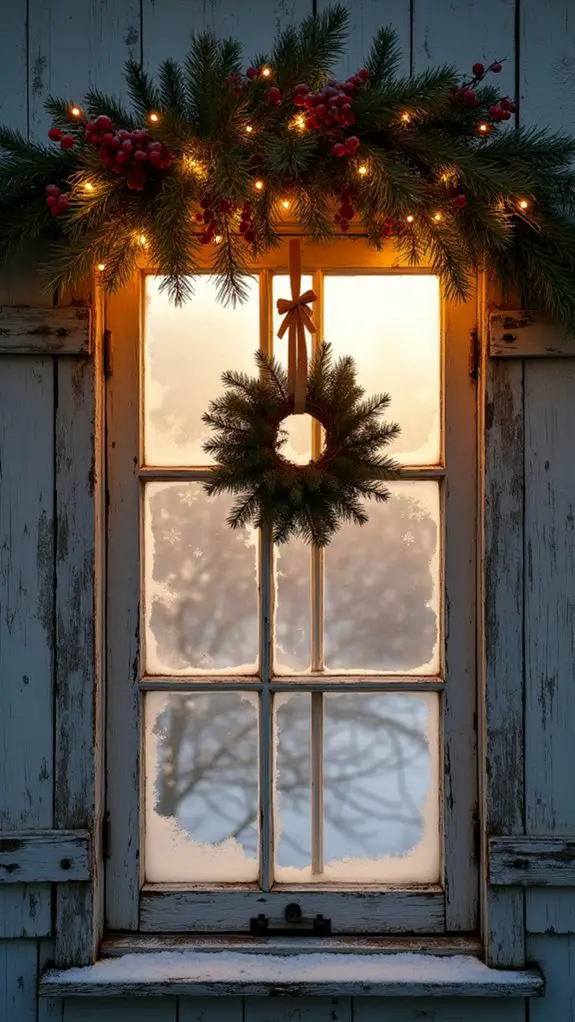 cozy rustic holiday displays
