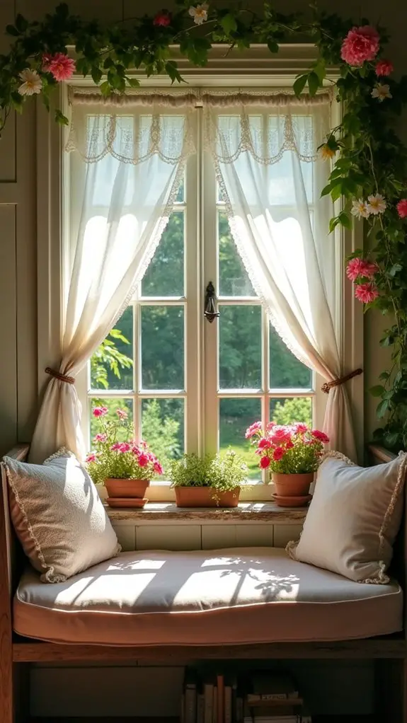 cozy window seat retreat