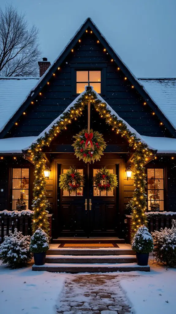 creative holiday door mats