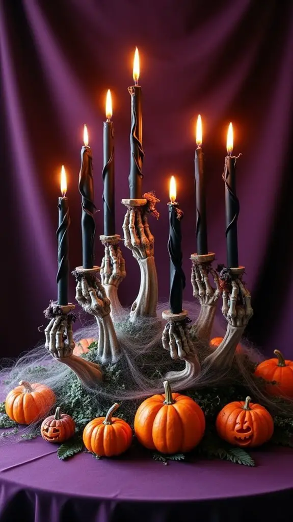 creepy candle holders collection