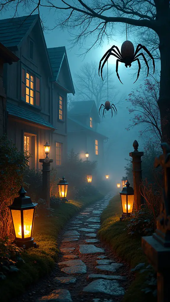 creepy crawly halloween display