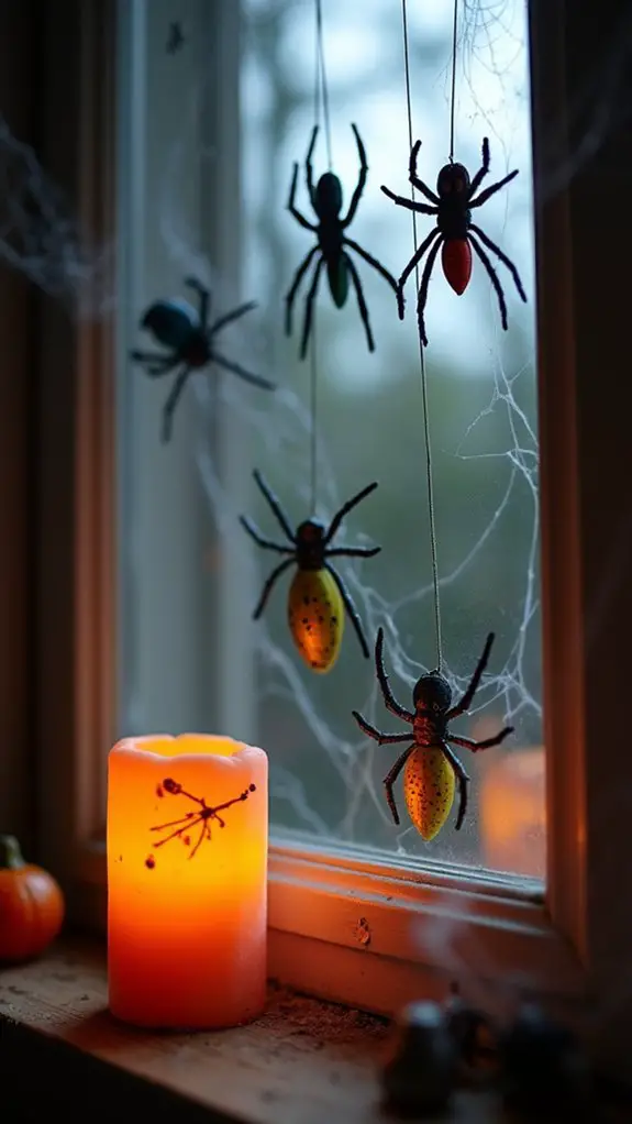 creepy halloween insect decorations