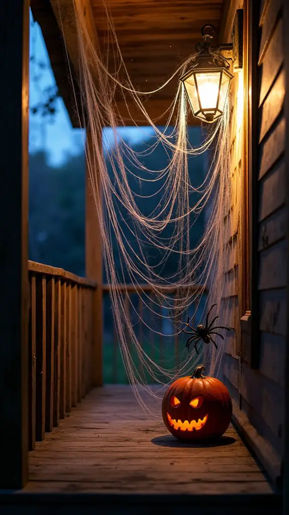 creepy halloween spider webs