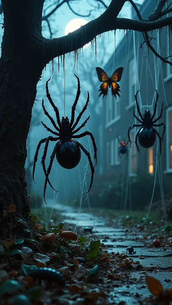 creepy insect halloween decorations