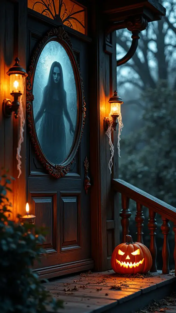 creepy mirrors enhance halloween ambiance